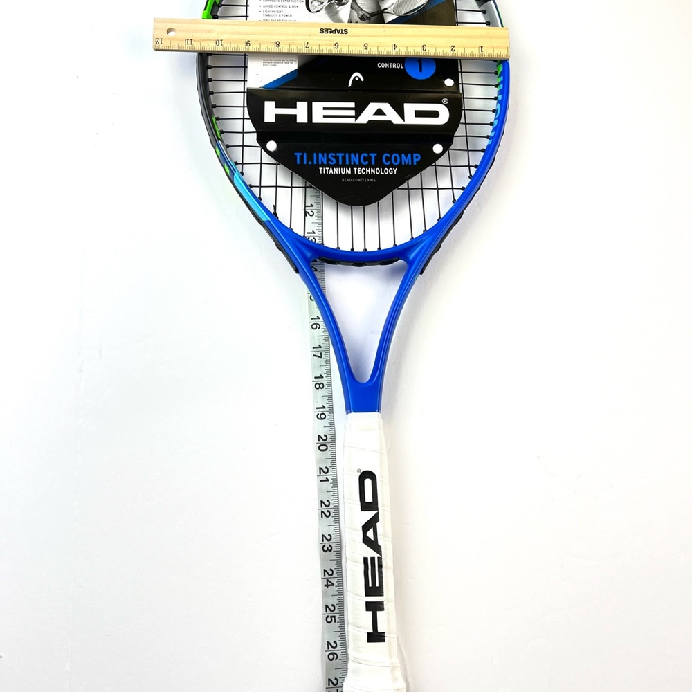 HEAD  Ti. Instinct Comp Tennis Racquet Grip Size 4 1/4-2  Blue - Picture 3 of 11
